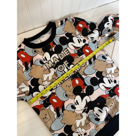 Disney Women’s Sweatshirt Mickey Mouse Made Of Dreams Loungewear Size S - Picture 3 of 6